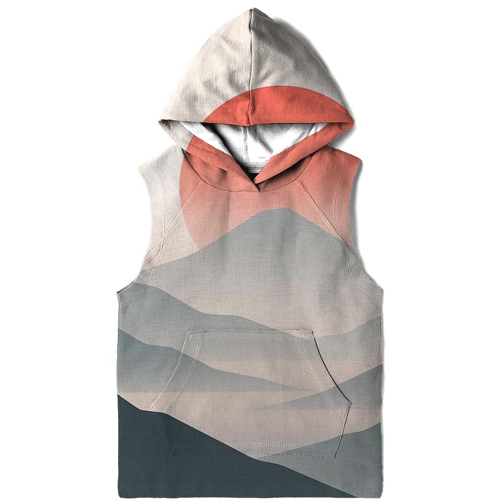 Japanese Flag Minimalist Mountain Dawn hoodie trends