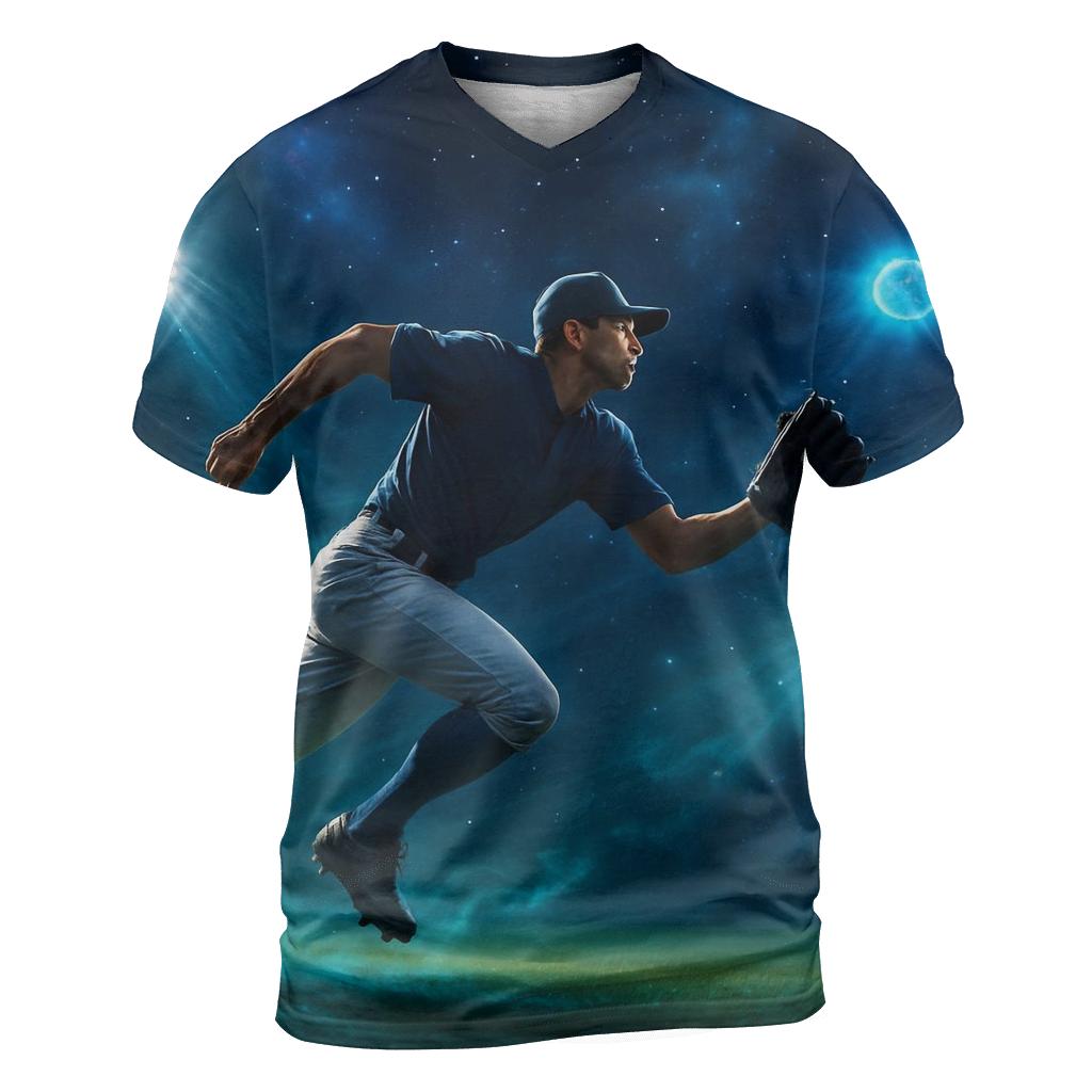 Galactic Outfield Chase custom all-over print shirts