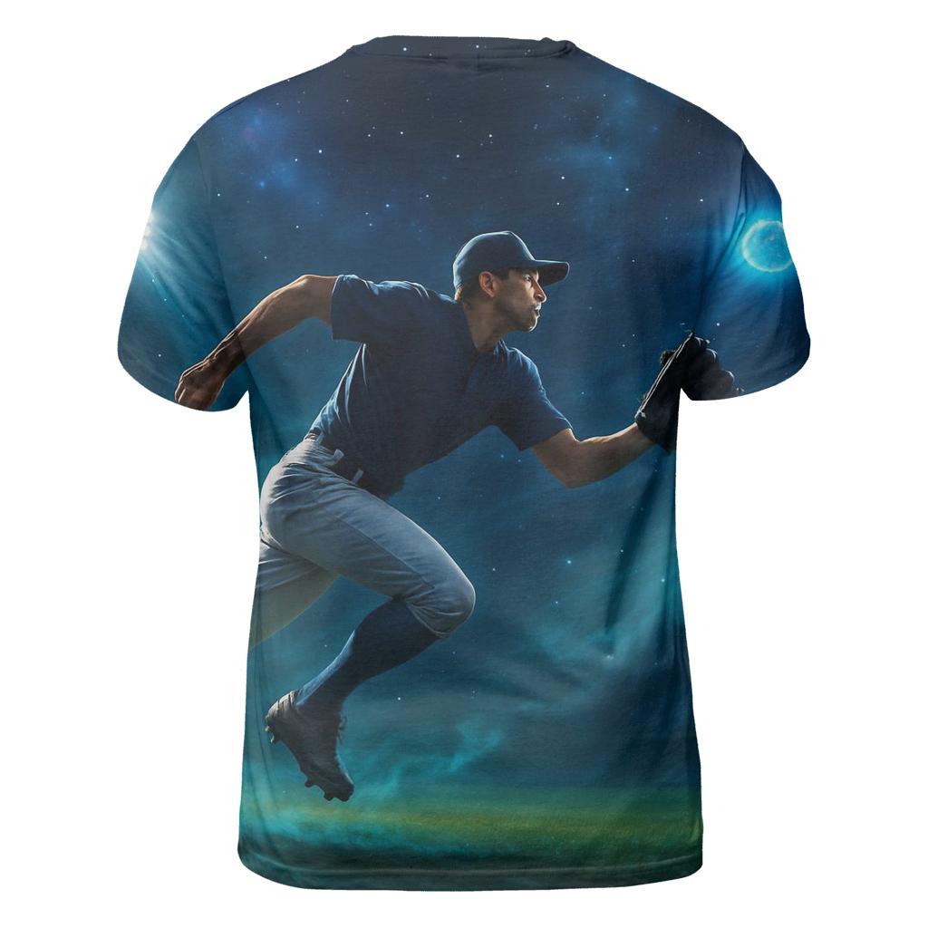 Galactic Outfield Chase custom all-over print shirts