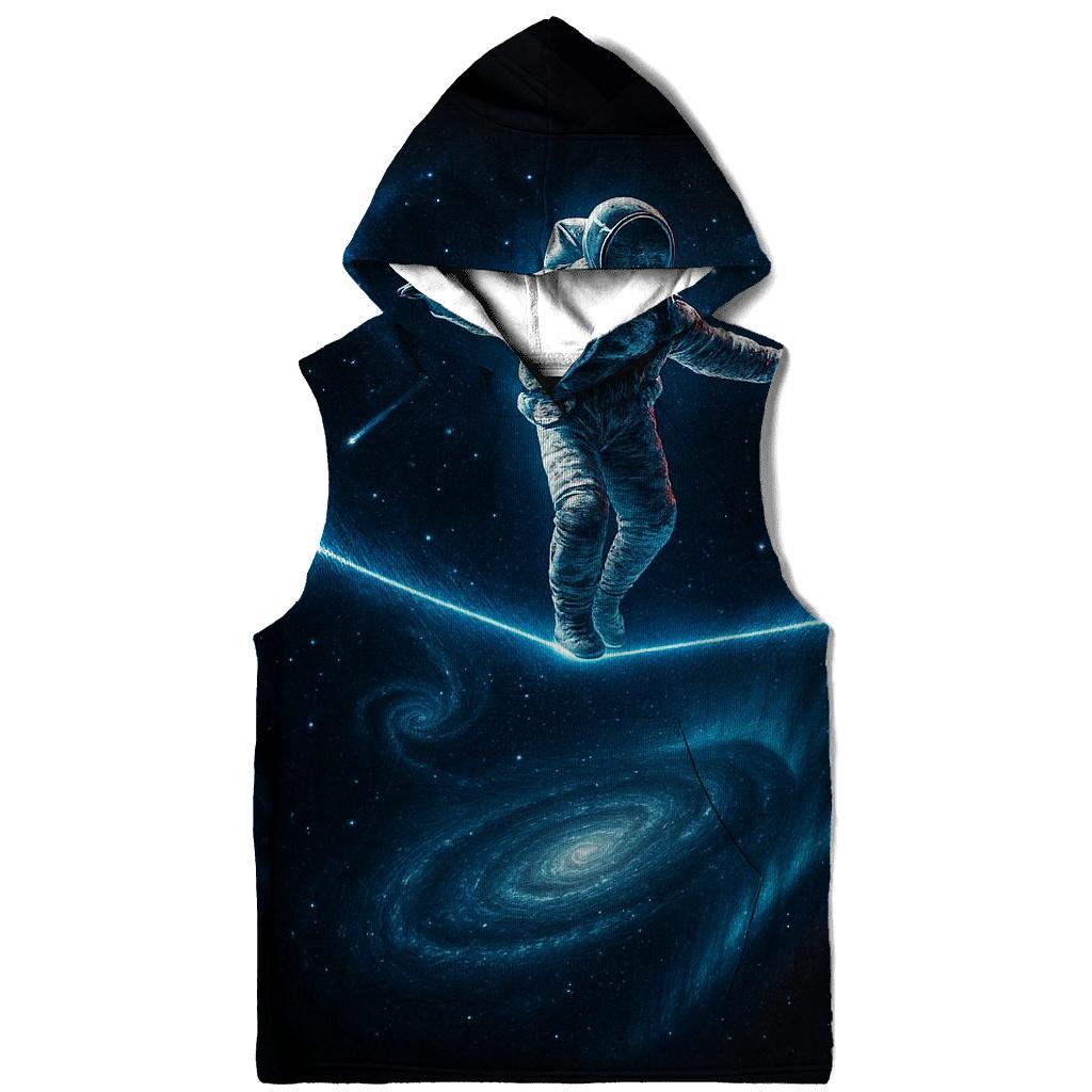 Astronaut On Cosmic Tightrope graphic hoodies