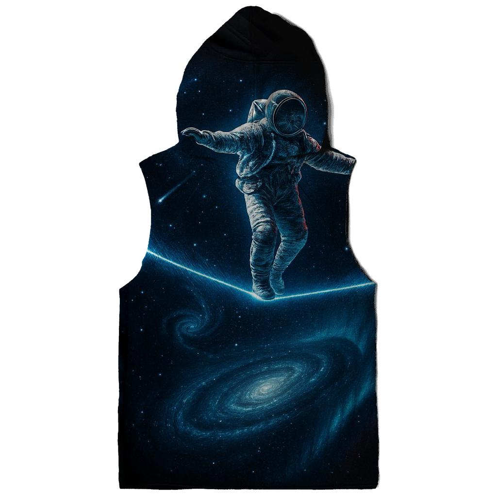 Astronaut On Cosmic Tightrope graphic hoodies