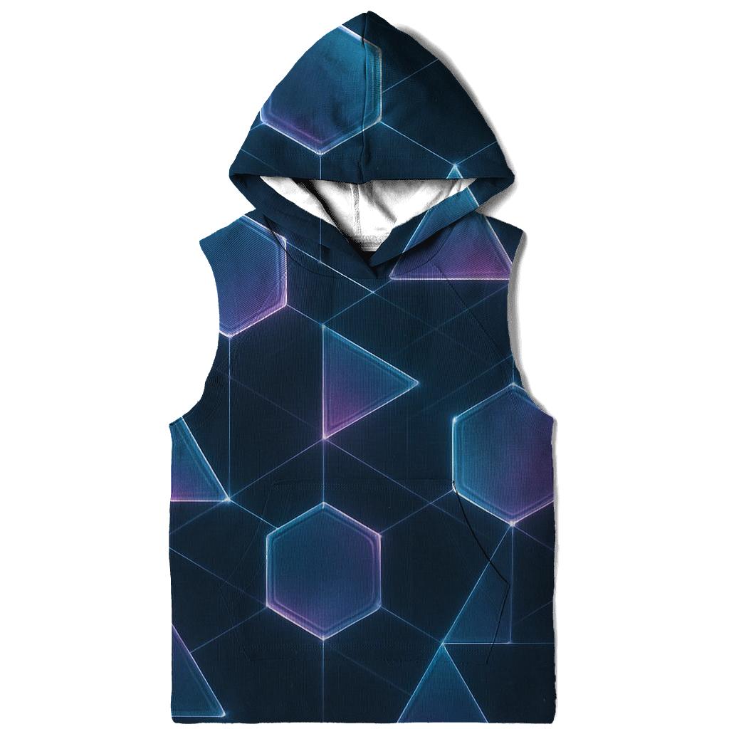 Nebula Lattice Gradient Geometry designer hoodies
