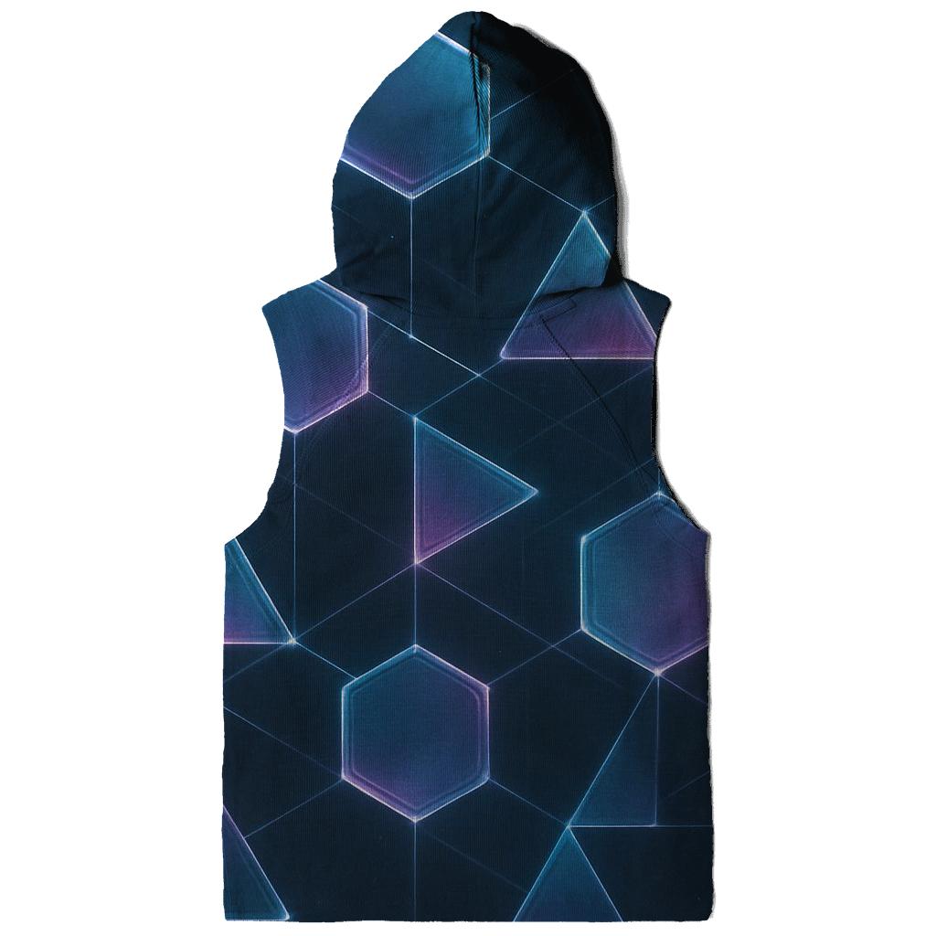 Nebula Lattice Gradient Geometry designer hoodies