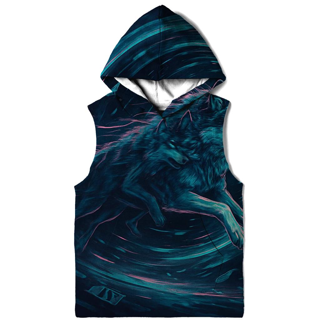 Temporal Rift Runner Wolf zip-up hoodies