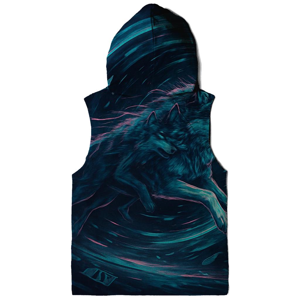 Temporal Rift Runner Wolf zip-up hoodies