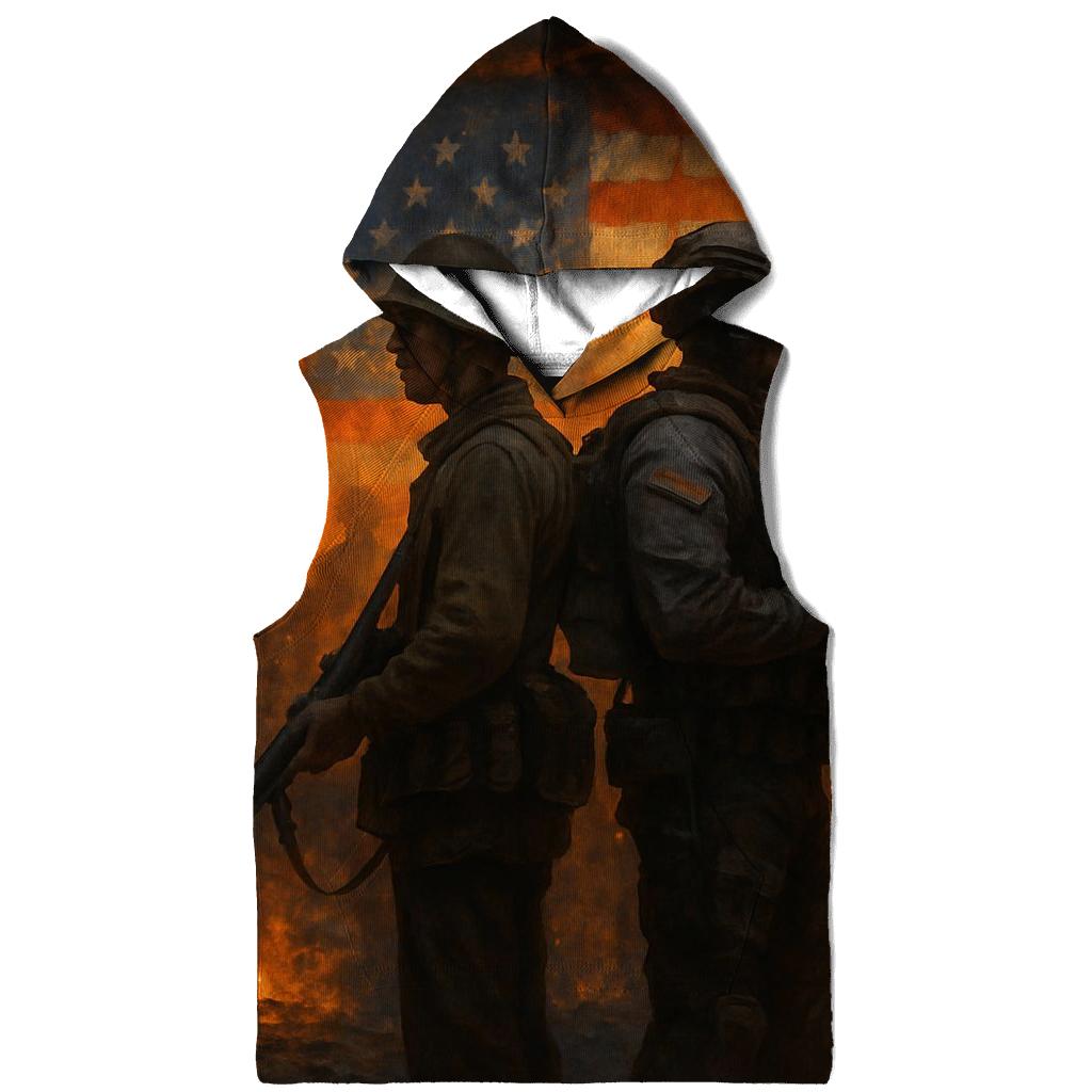 Brothers In The Ember Light graphic hoodies