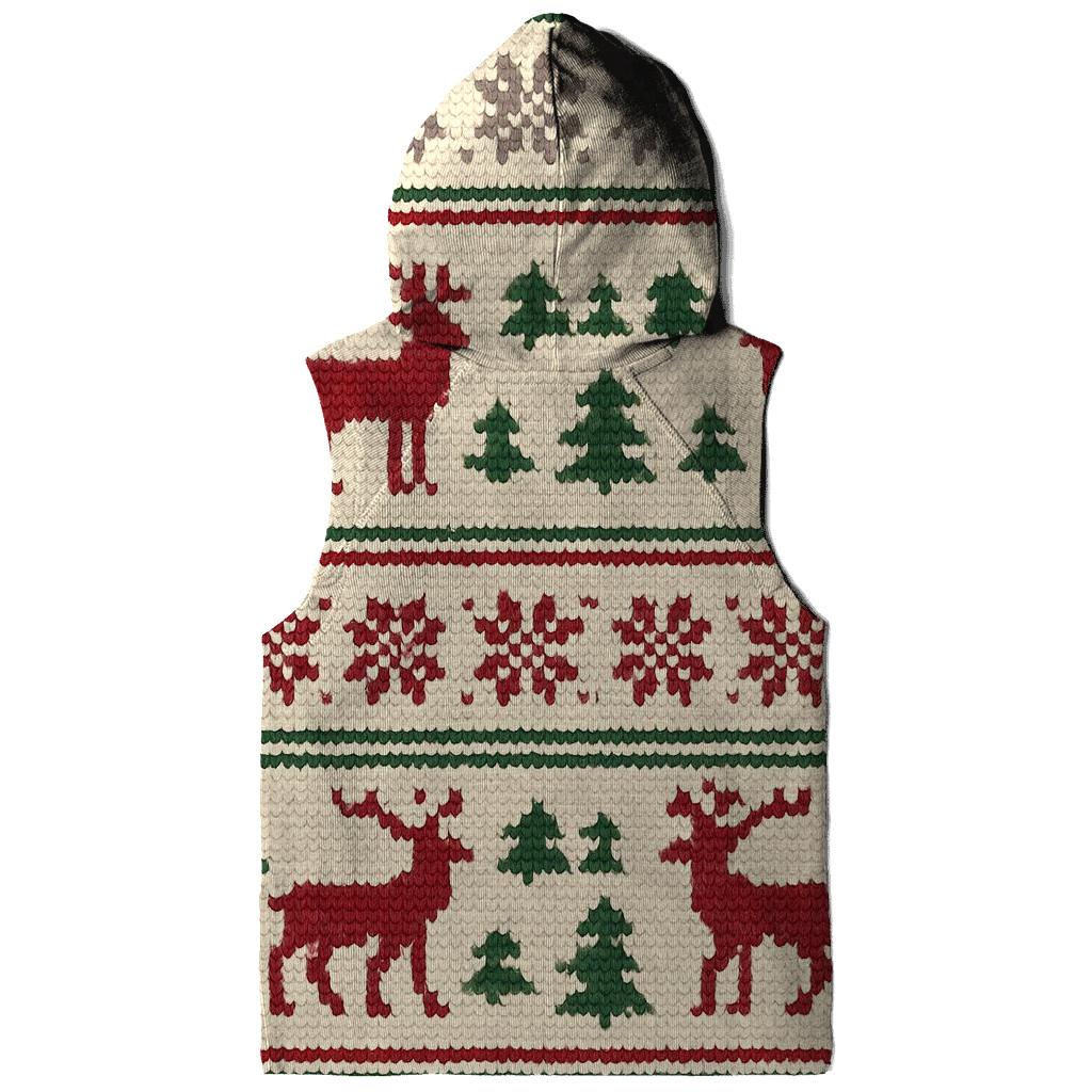 Nordic Reindeer Fair Isle Stripe hoodie trends