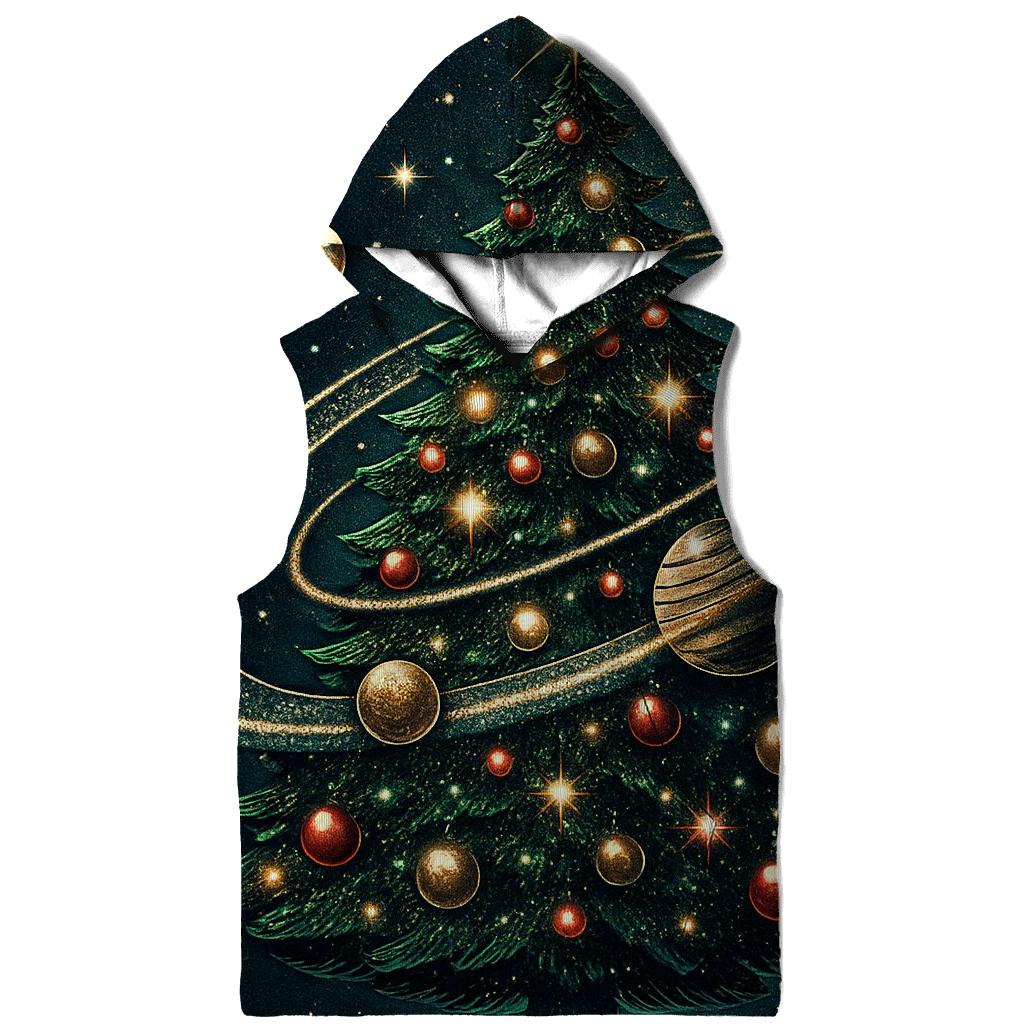 Galactic Christmas Tree Orbit hoodies fashion