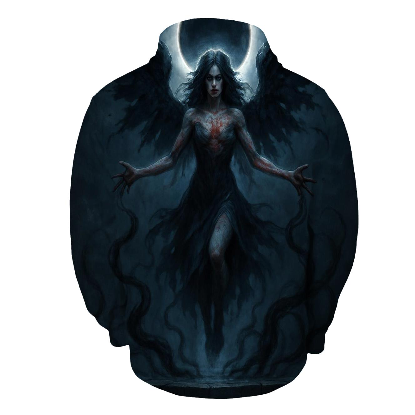 Seraph Of The Black Eclipse graphic hoodies