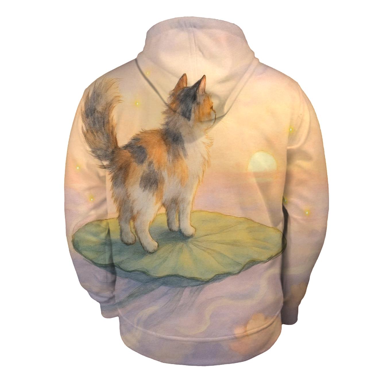 Lilypad Sky Sail Cat custom hoodies