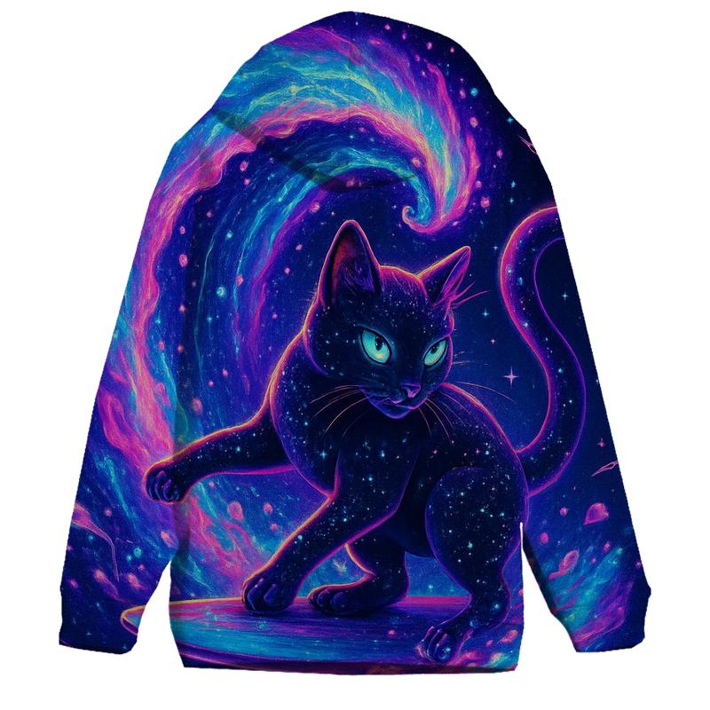 Nebula Tide Surfing Cat hoodie trends