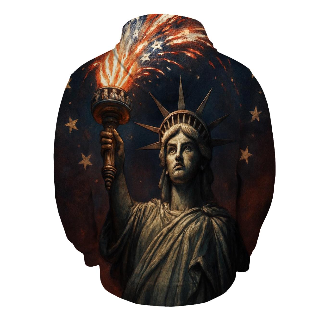 Liberty Torch Fireworks Horizon zip-up hoodies
