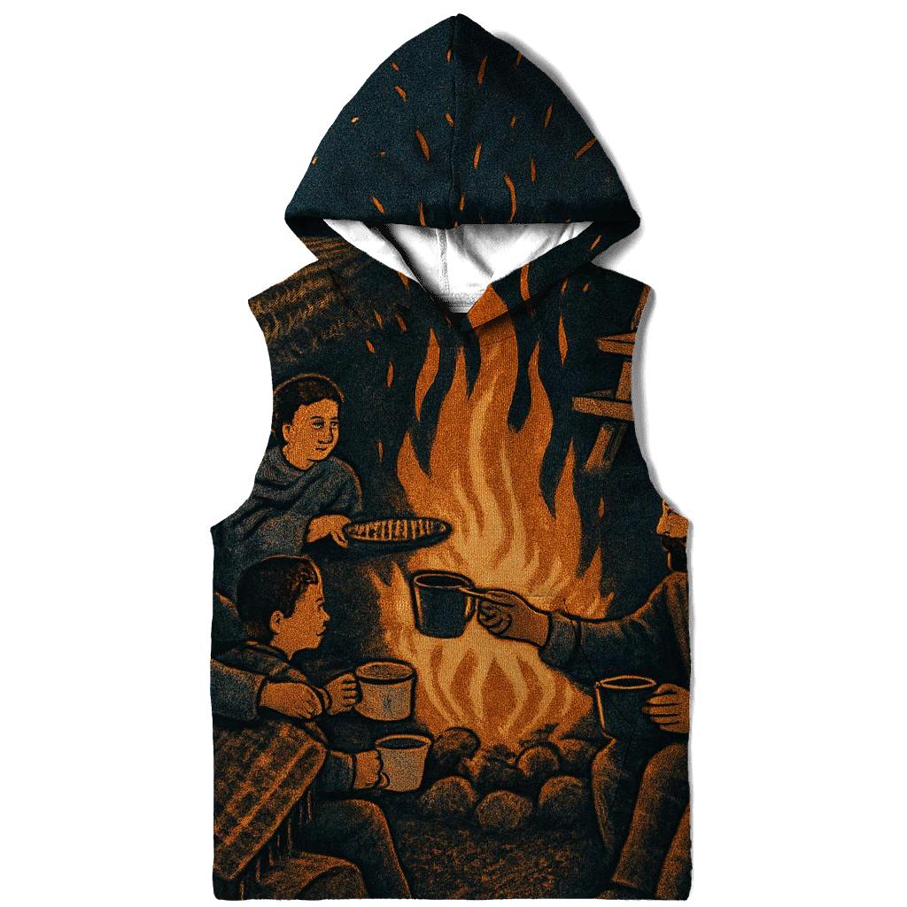 Campfire Story Harvest Night printed hoodies