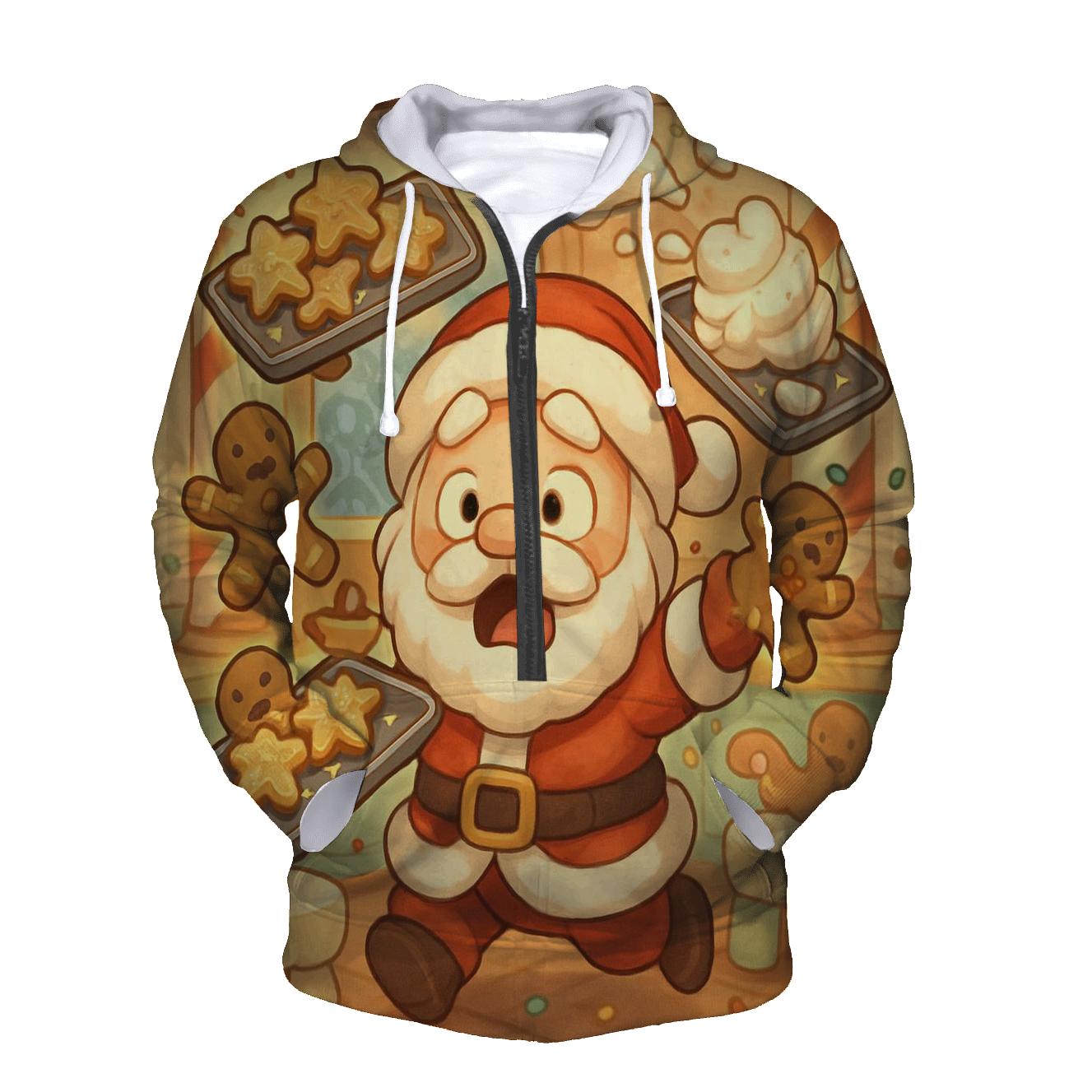 Chibi Kitchen Chaos Santa hoodie designs