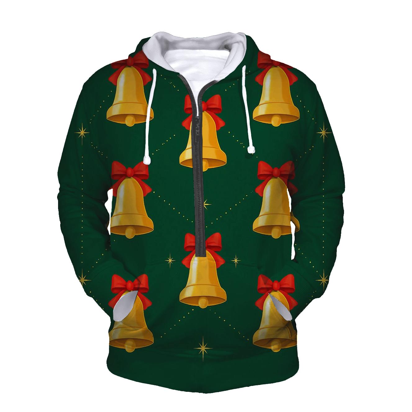 Golden Bell Constellation On Emerald custom hoodies