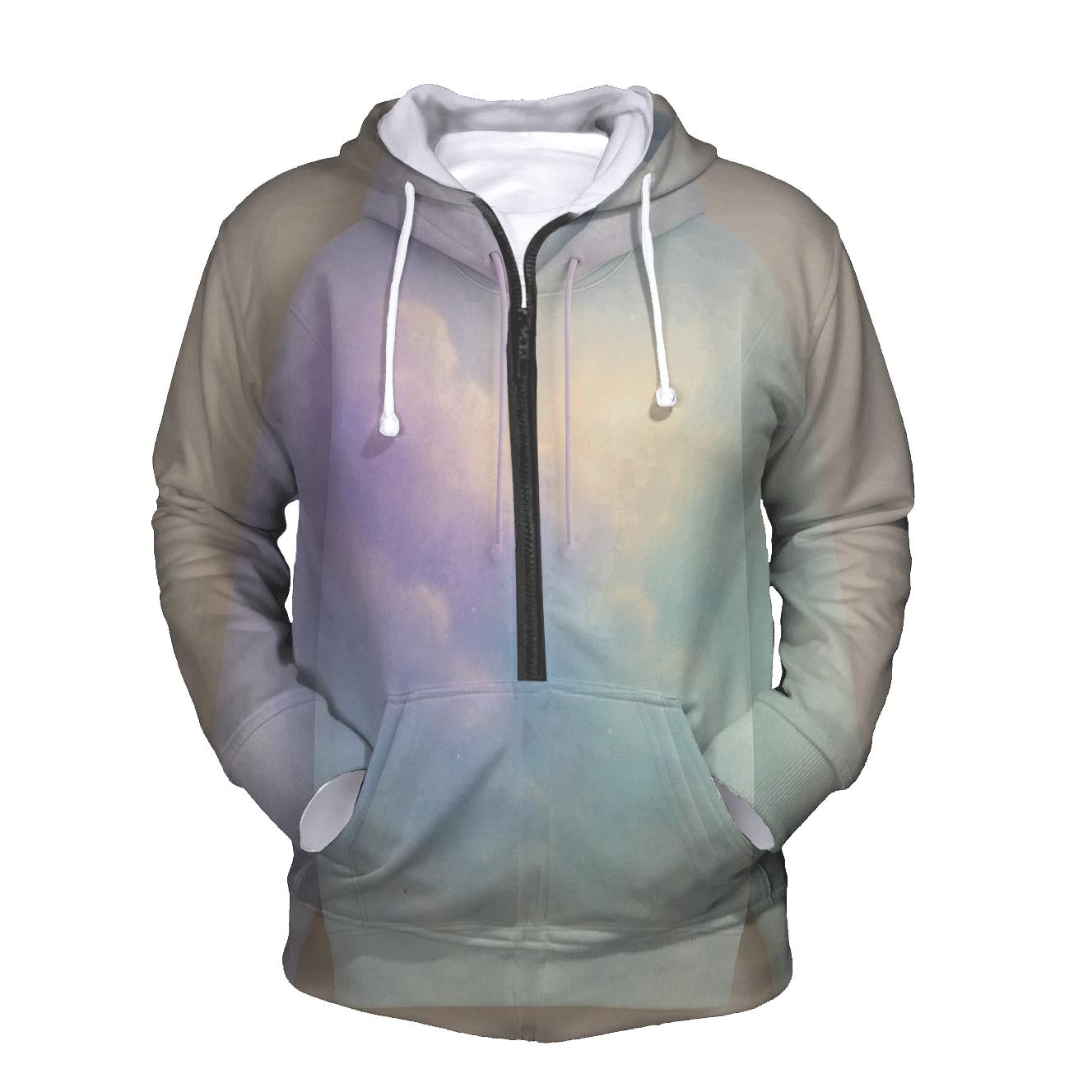 Dreamshore Gradient Clouds custom hoodies