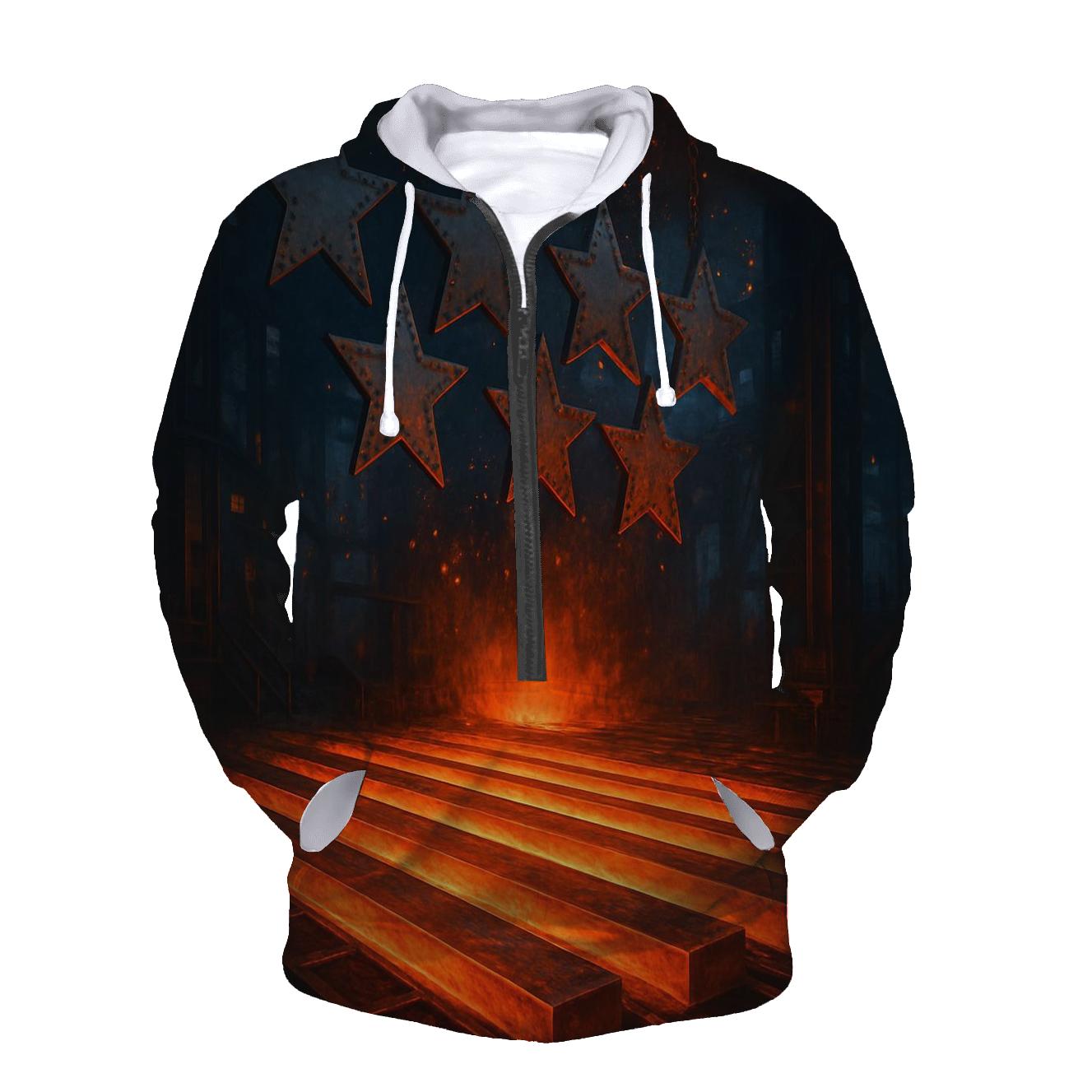 Rustbelt Steel Stripes Forge hoodie designs