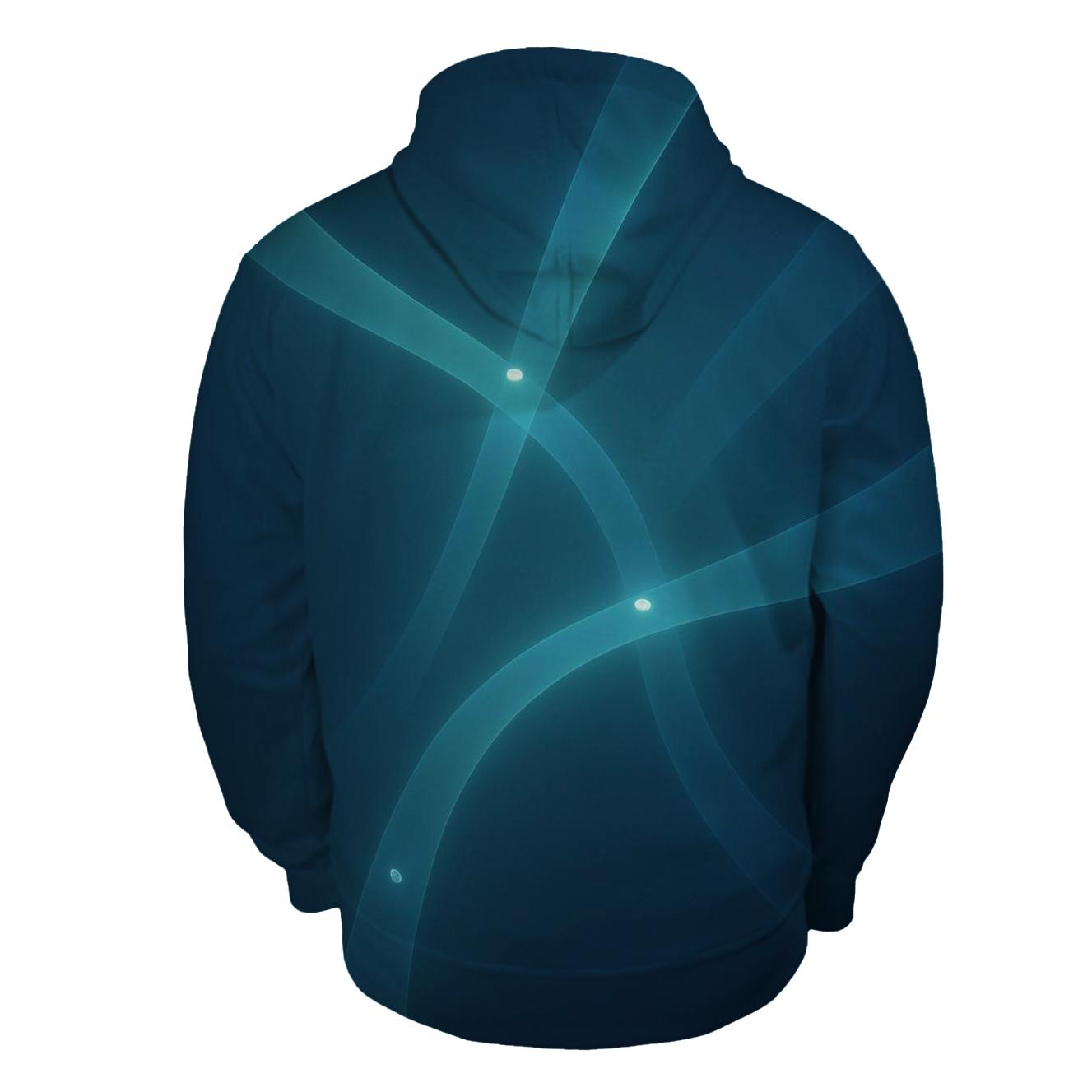 Quantum Mist Gradient Pathways lightweight hoodies