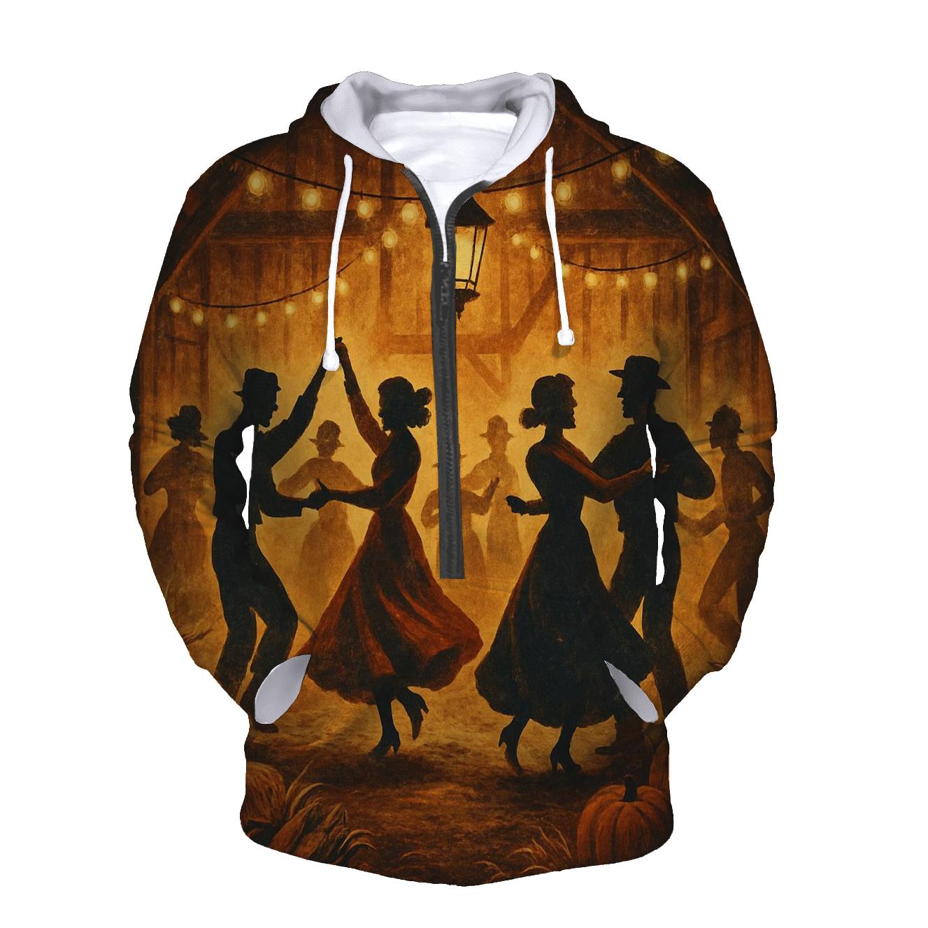 Golden Harvest Barn Dance zip-up hoodies