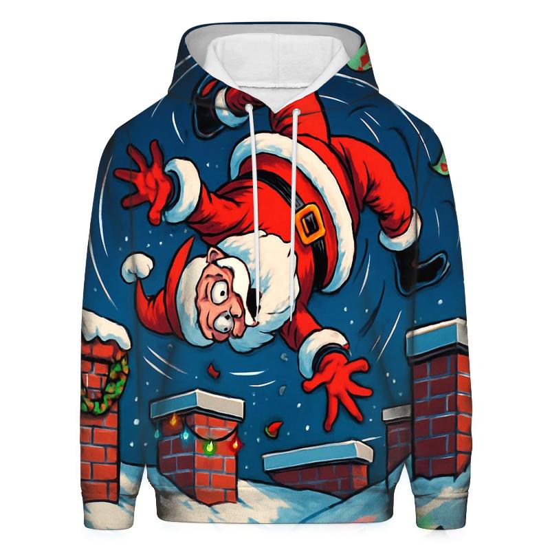 Santa Chimney Acrobatics hoodie trends