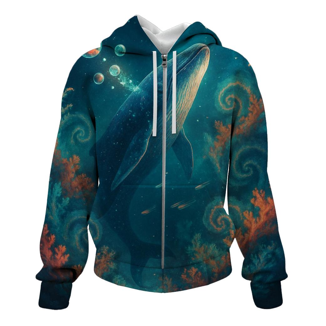 Celestial Coral Reef designer hoodies