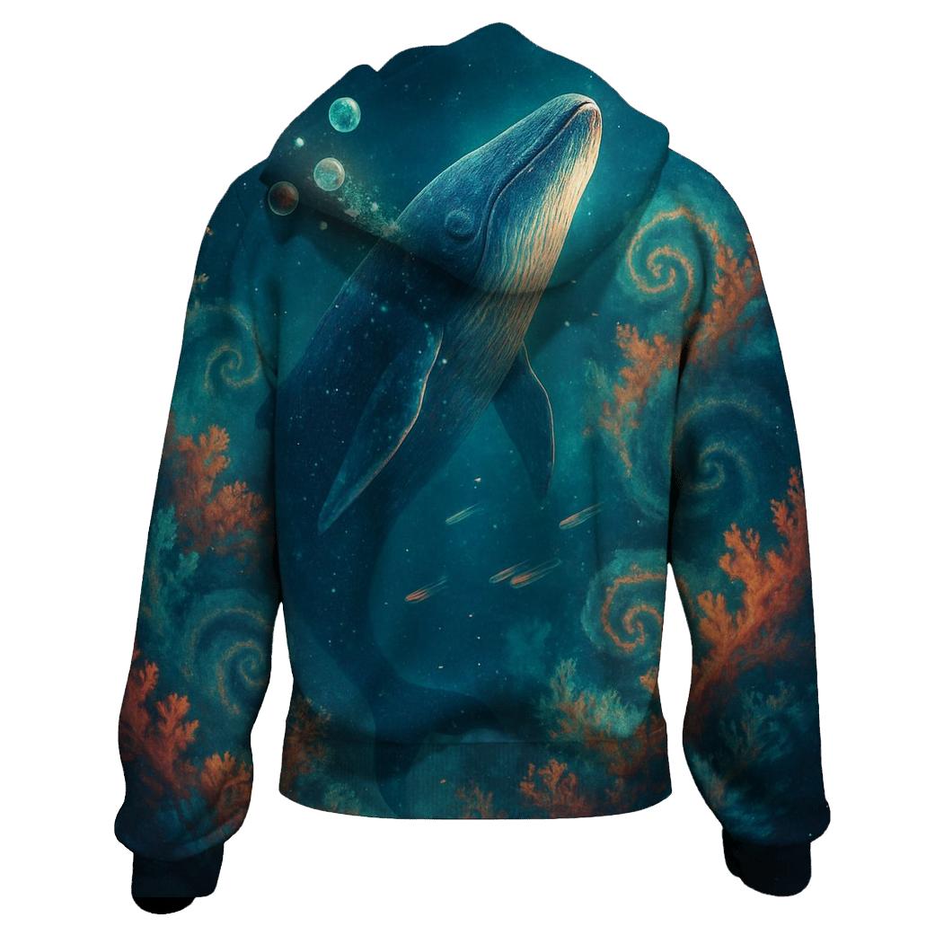 Celestial Coral Reef designer hoodies