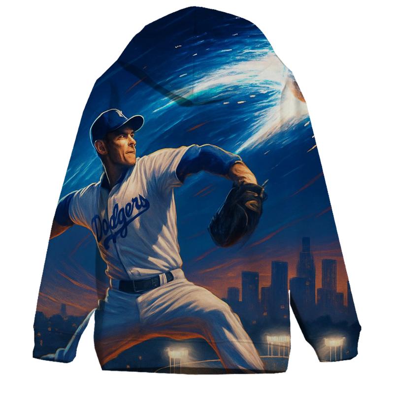 Starlight Fastball Over Los Angeles Diamond graphic hoodies