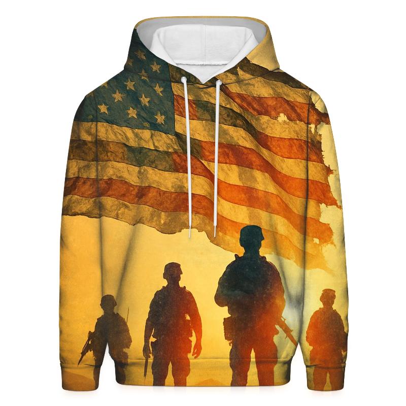 Desert Camouflage Battle Banner pullover hoodies