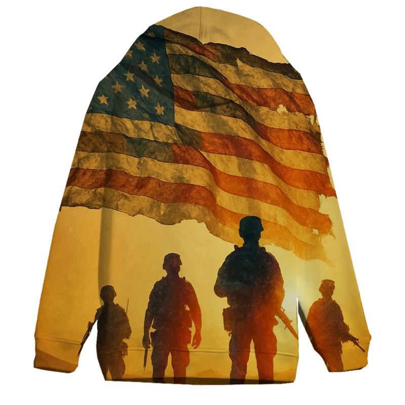 Desert Camouflage Battle Banner pullover hoodies