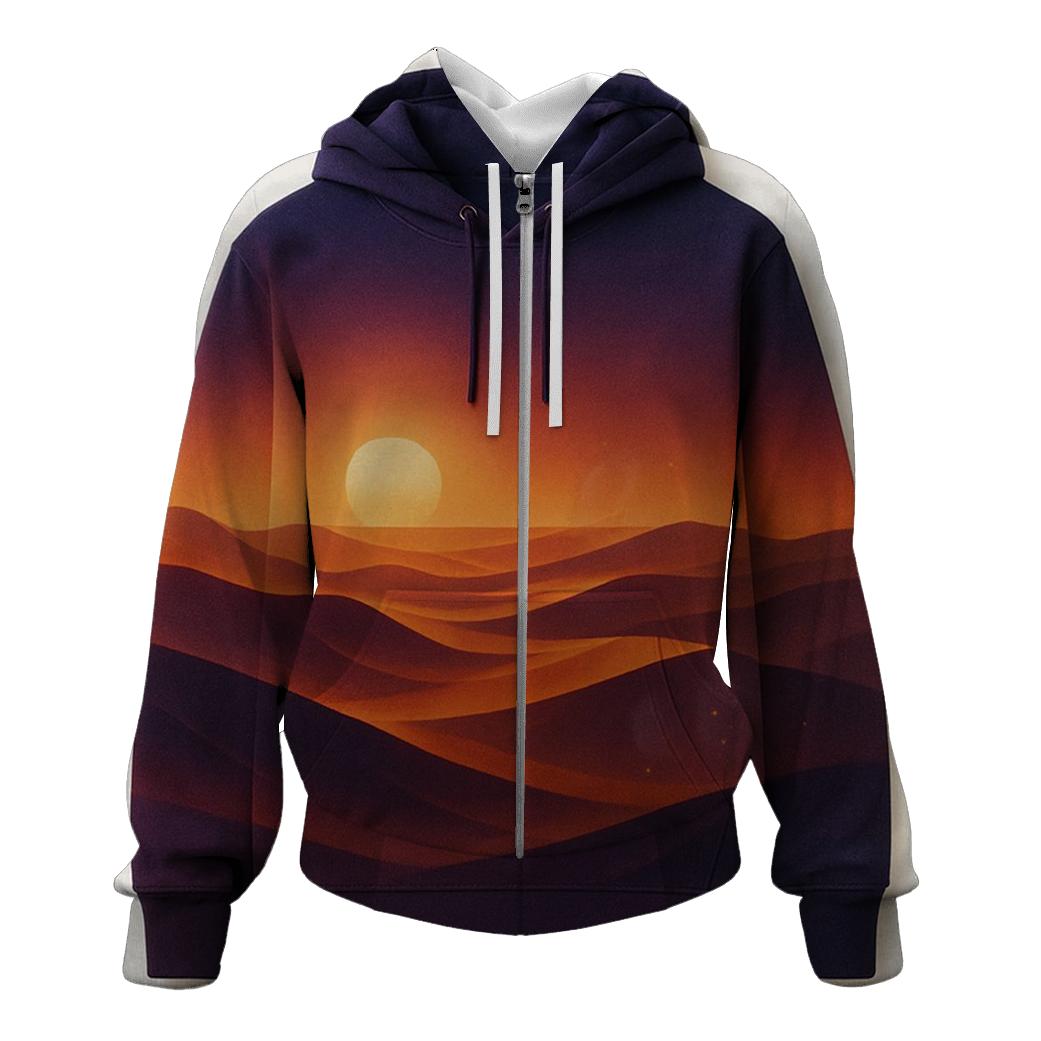 Desert Mirage Ember Sky premium hoodies