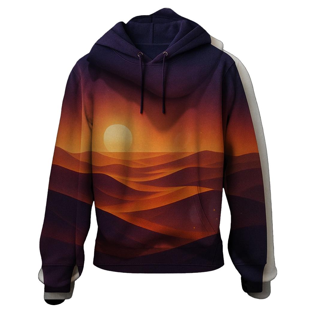 Desert Mirage Ember Sky premium hoodies