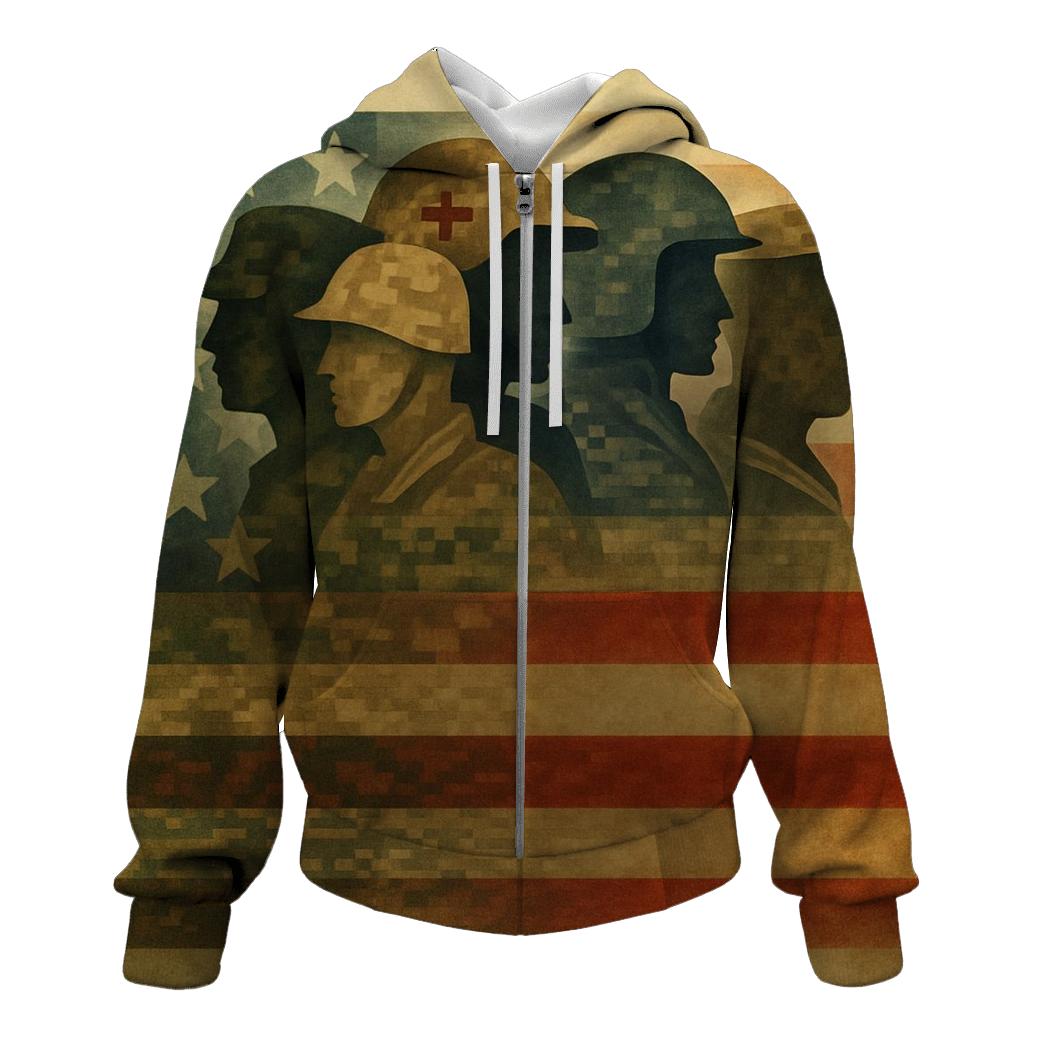 Camouflage Of The Republic custom hoodies