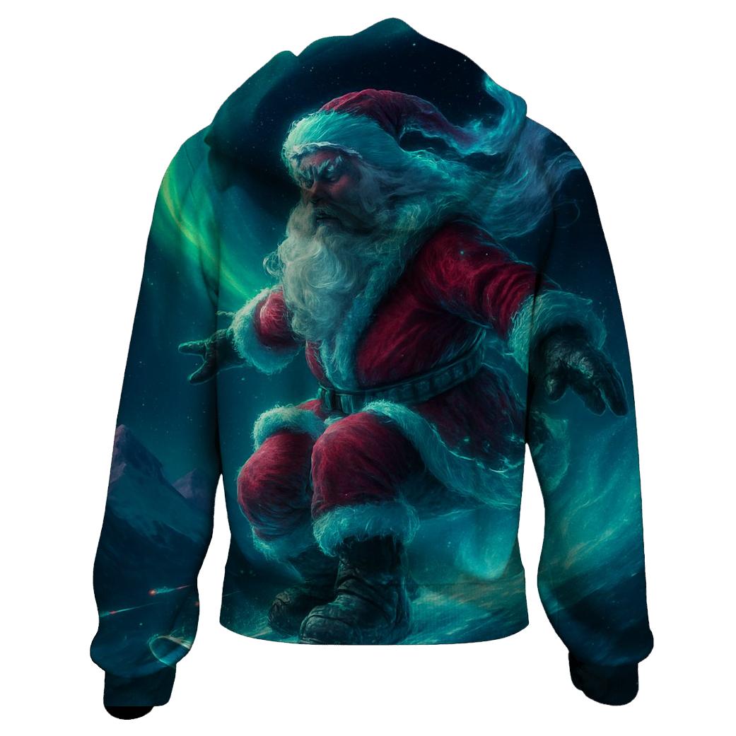 Aurora Trailblazer Santa zip-up hoodies