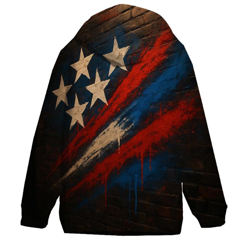 Urban Graffiti Comet Stripes premium hoodies