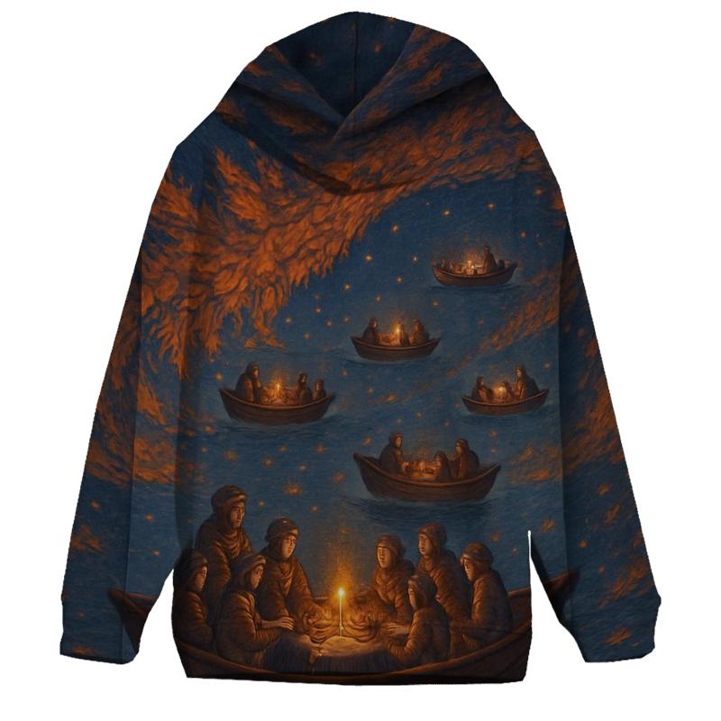 Pilgrims Of The Autumn Sky graphic hoodies