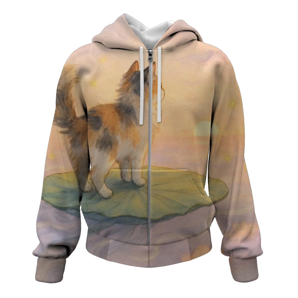 Lilypad Sky Sail Cat heavyweight hoodies