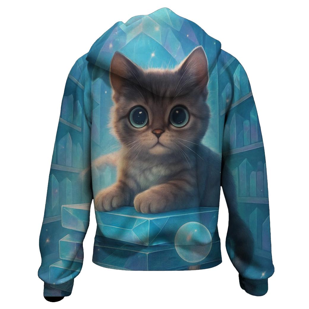 Crystal Library Scholar Cat hoodie trends