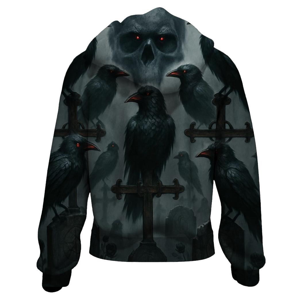 Ravens Of The Iron Cemetery graphic hoodies