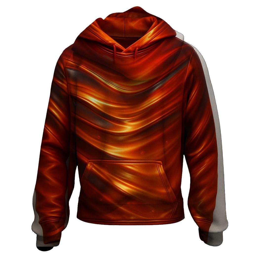 Luminous Tide Gradient Waves custom hoodies