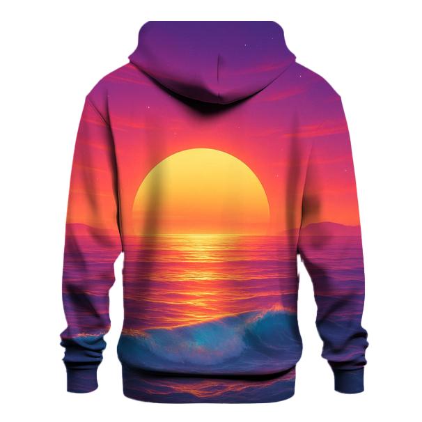Celestial Tides At Dusk premium hoodies