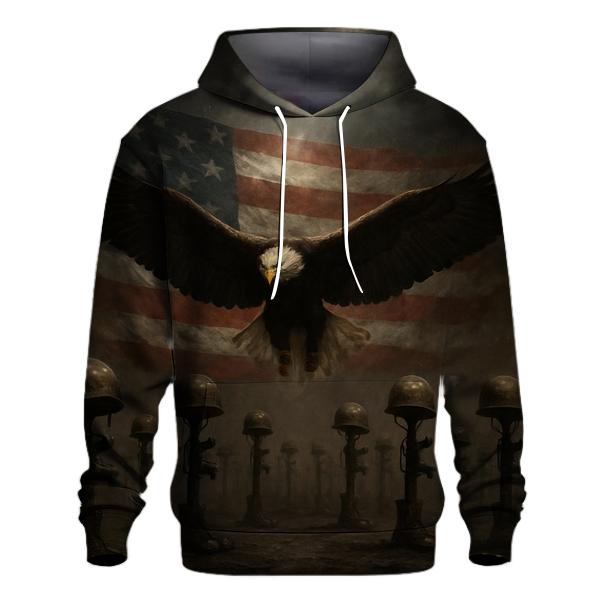 Eagle Of The Fallen Ranks embroidered hoodies