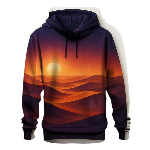 Desert Mirage Ember Sky premium hoodies