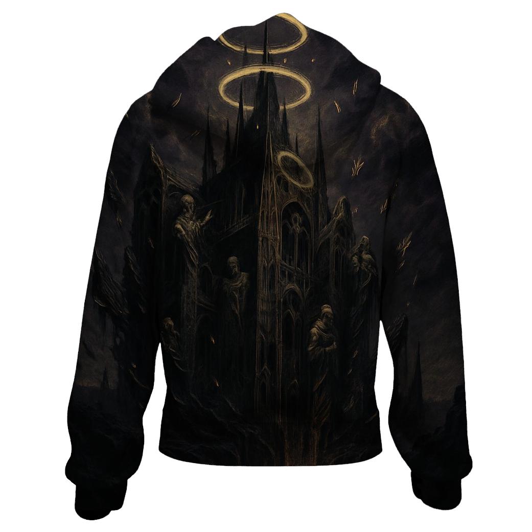 Cathedral Of Shattered Halos lightweight hoodies