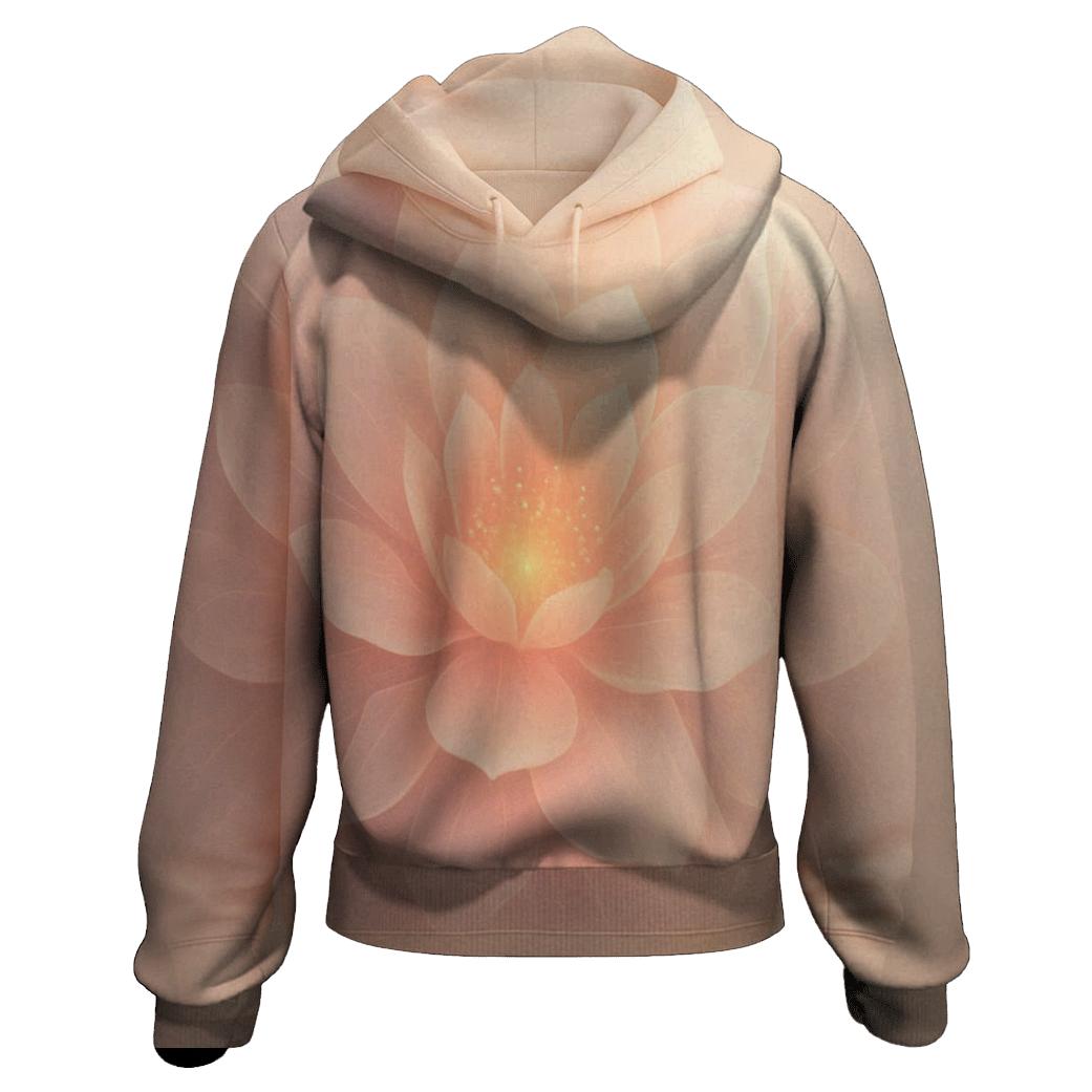 Stellar Bloom Gradient Petals heavyweight hoodies