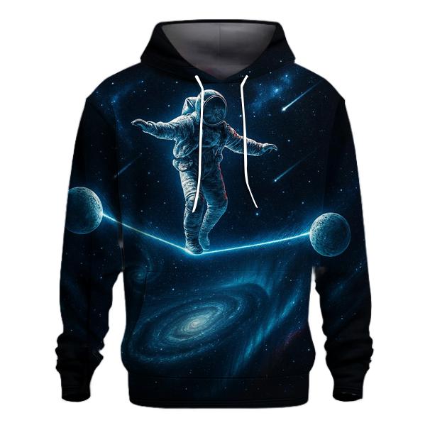 Astronaut On Cosmic Tightrope custom hoodies
