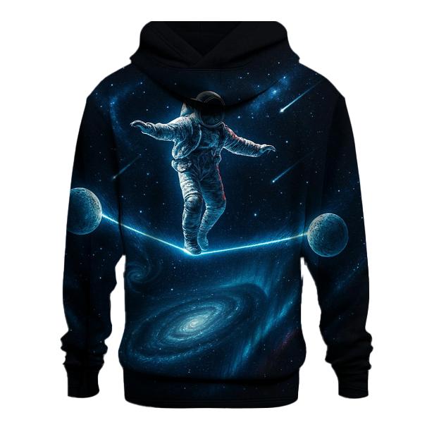 Astronaut On Cosmic Tightrope custom hoodies