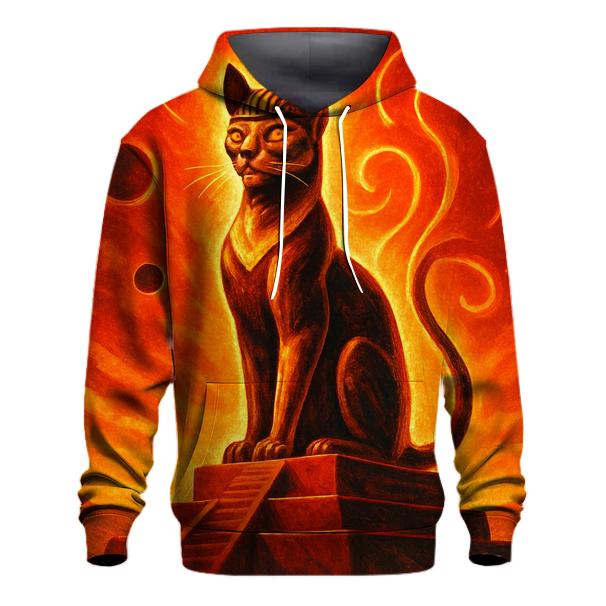 Solar Flare Pharaoh Cat pullover hoodies