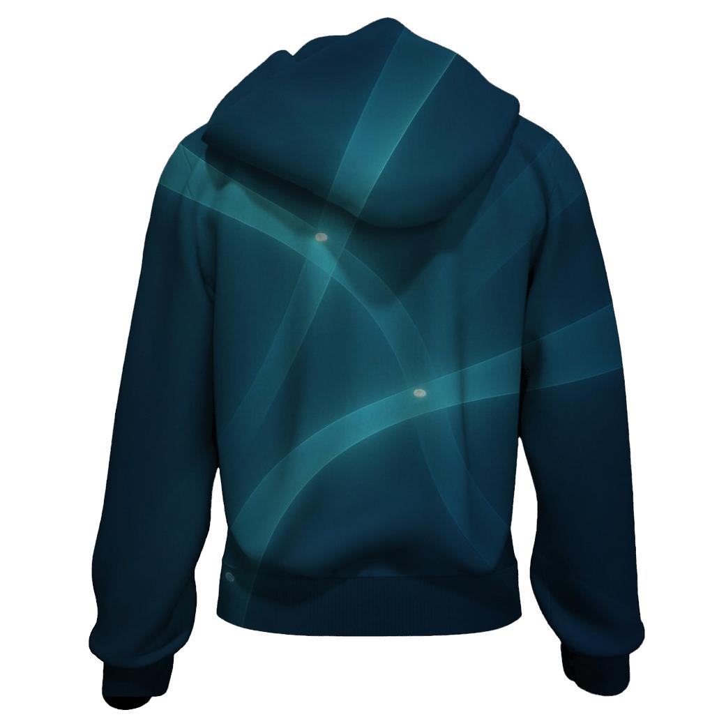Quantum Mist Gradient Pathways designer hoodies