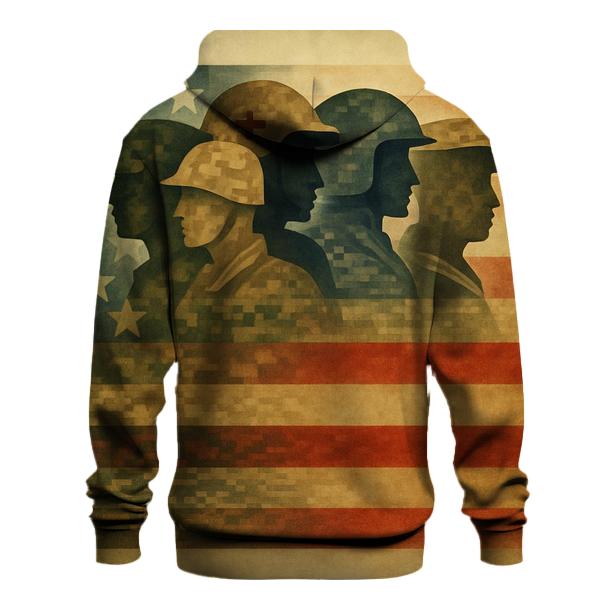 Camouflage Of The Republic pullover hoodies