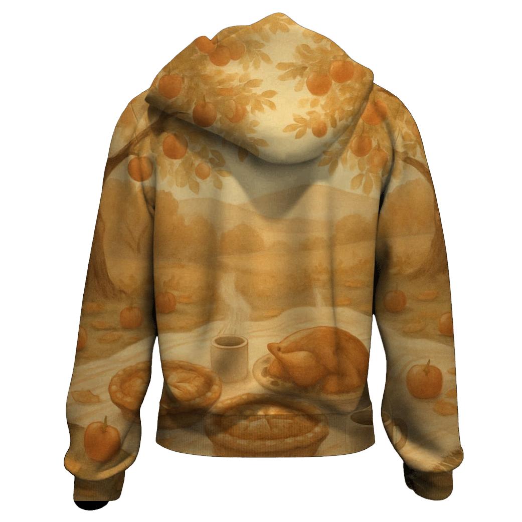 Sunlit Orchard Pie Picnic embroidered hoodies